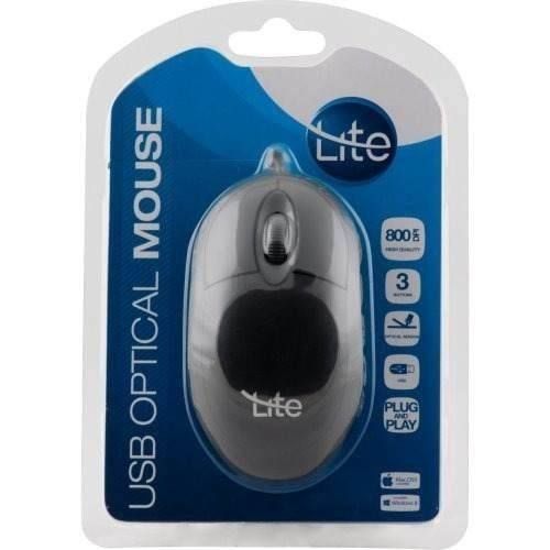 Mouse Óptico USB 800dpi OML101 Preto LITE